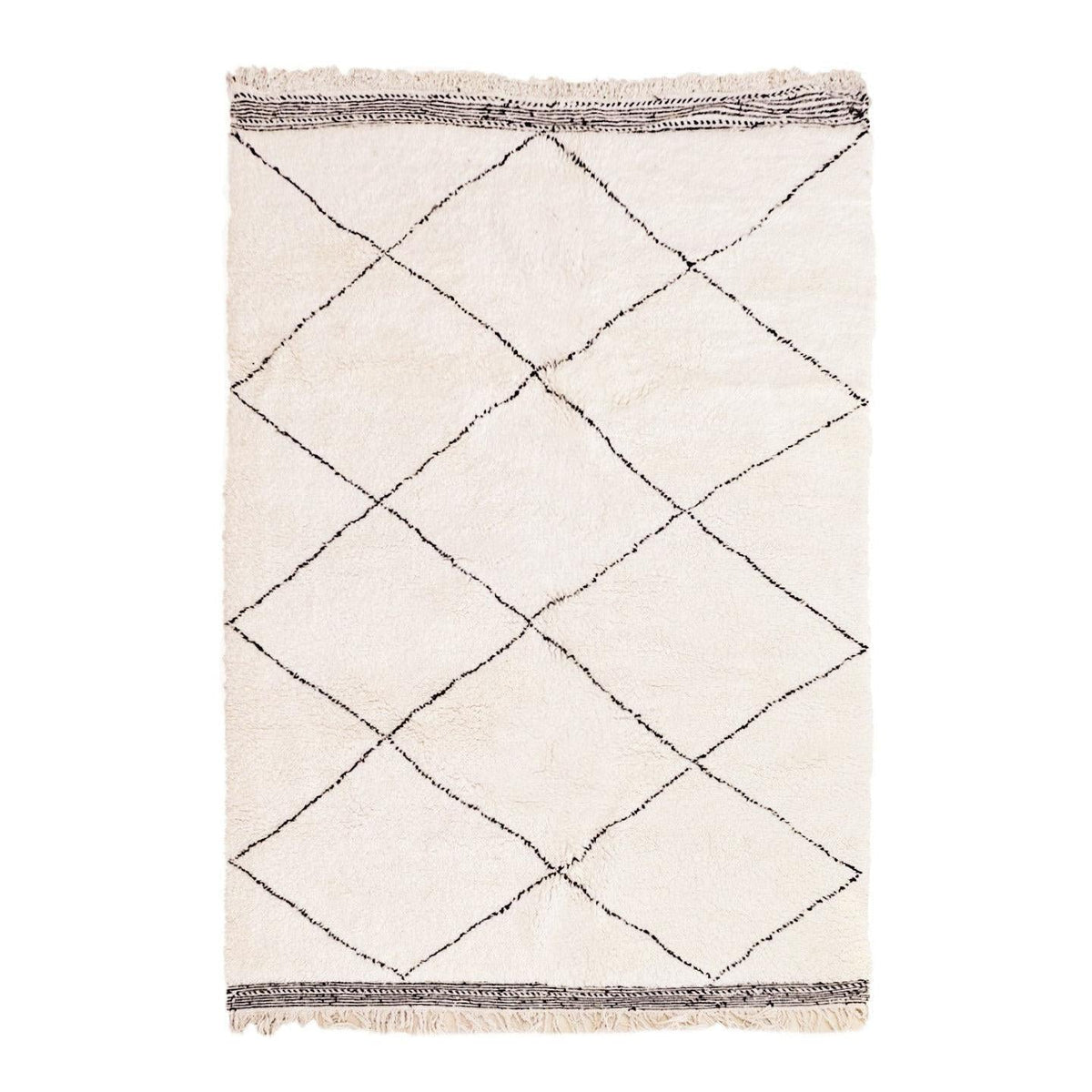 AFK Living vloerkleed Berber - handgemaakt - Wol - 140 cm x 200 cm