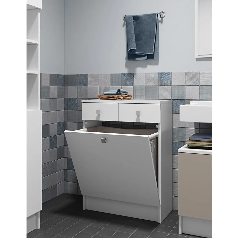 Symbiosis badkamerkast Bladstrup - wit - 81,5x60x29,6 cm