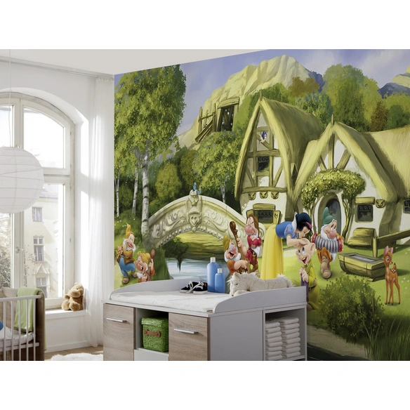 Papiertapete »Snowwhite«, Breite: 368 cm, inkl. Kleister