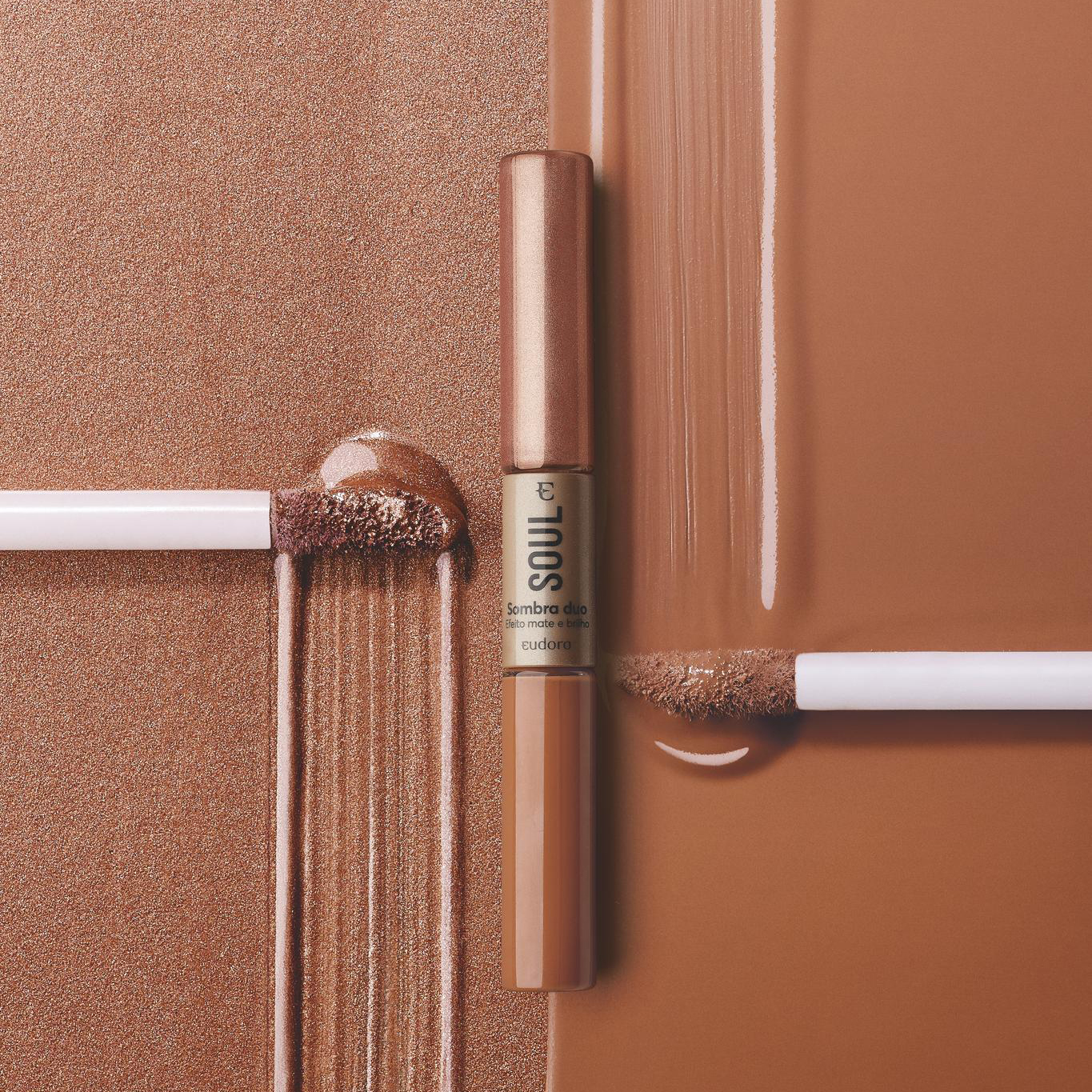 Sombra Para Os Olhos Soul Duo Terracota 4ml