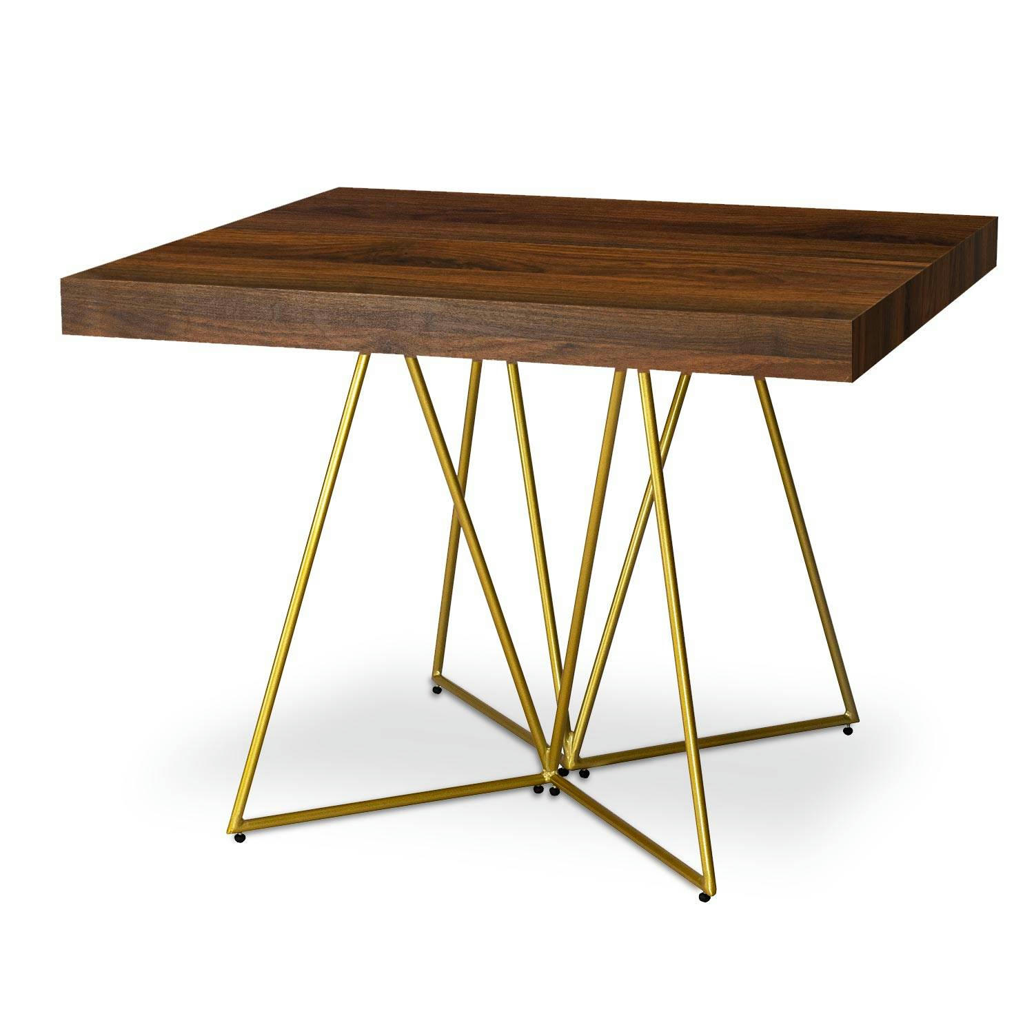 EXTENSIBLE - Table neila bois noisette