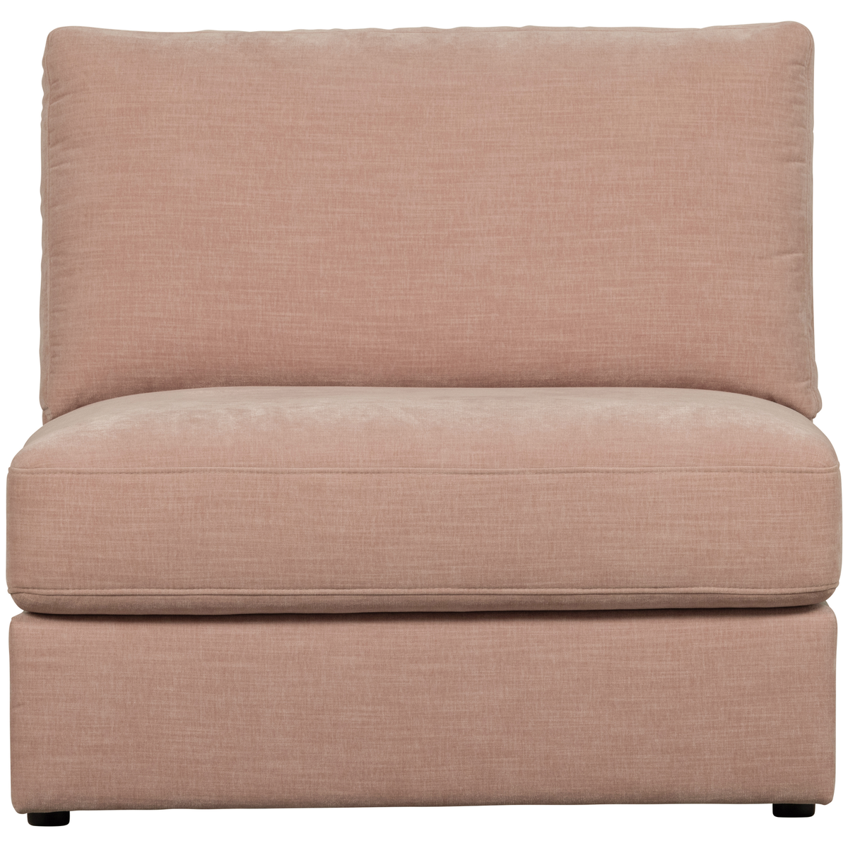 vtwonen 1-zits bank element zonder arm Family - Polyester - Roze - 85x90x98