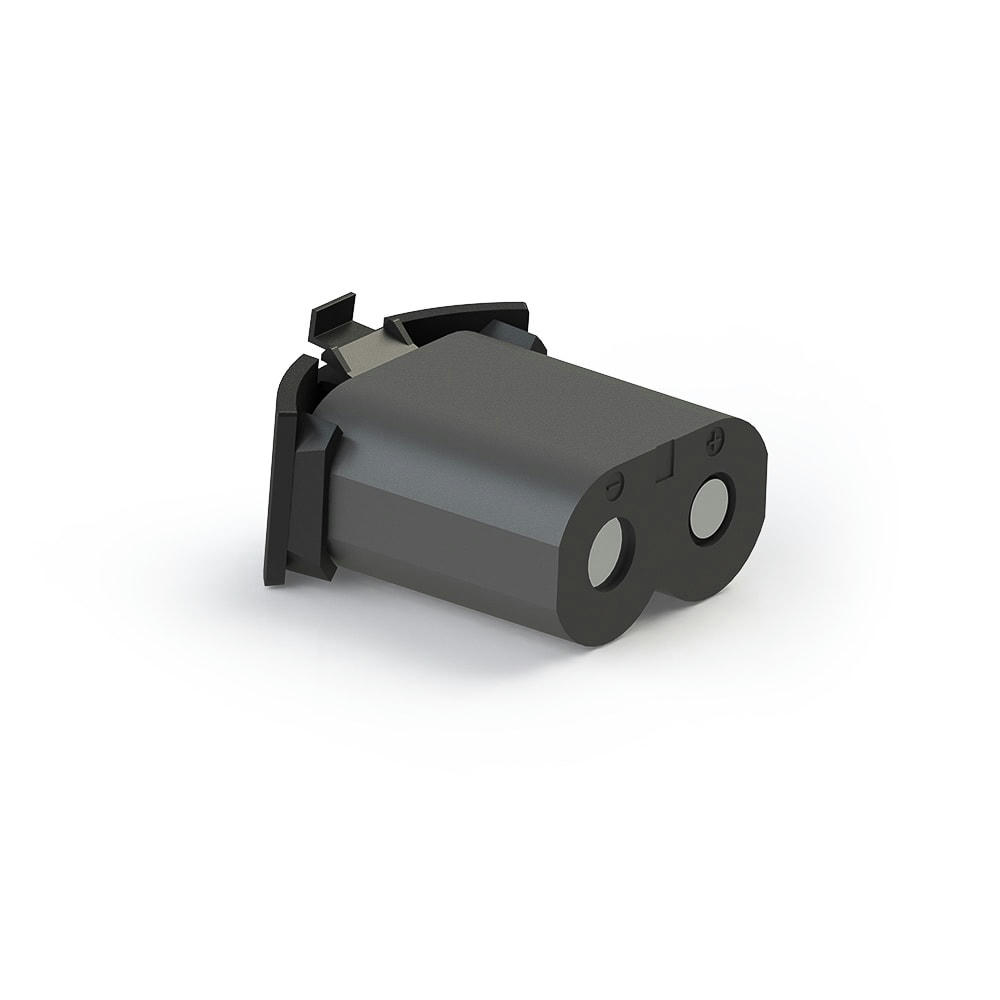 ACCESSOIRES - Pied de lit cylindrique lumineux Noir Hauteur 16 (vendu à l'unité)