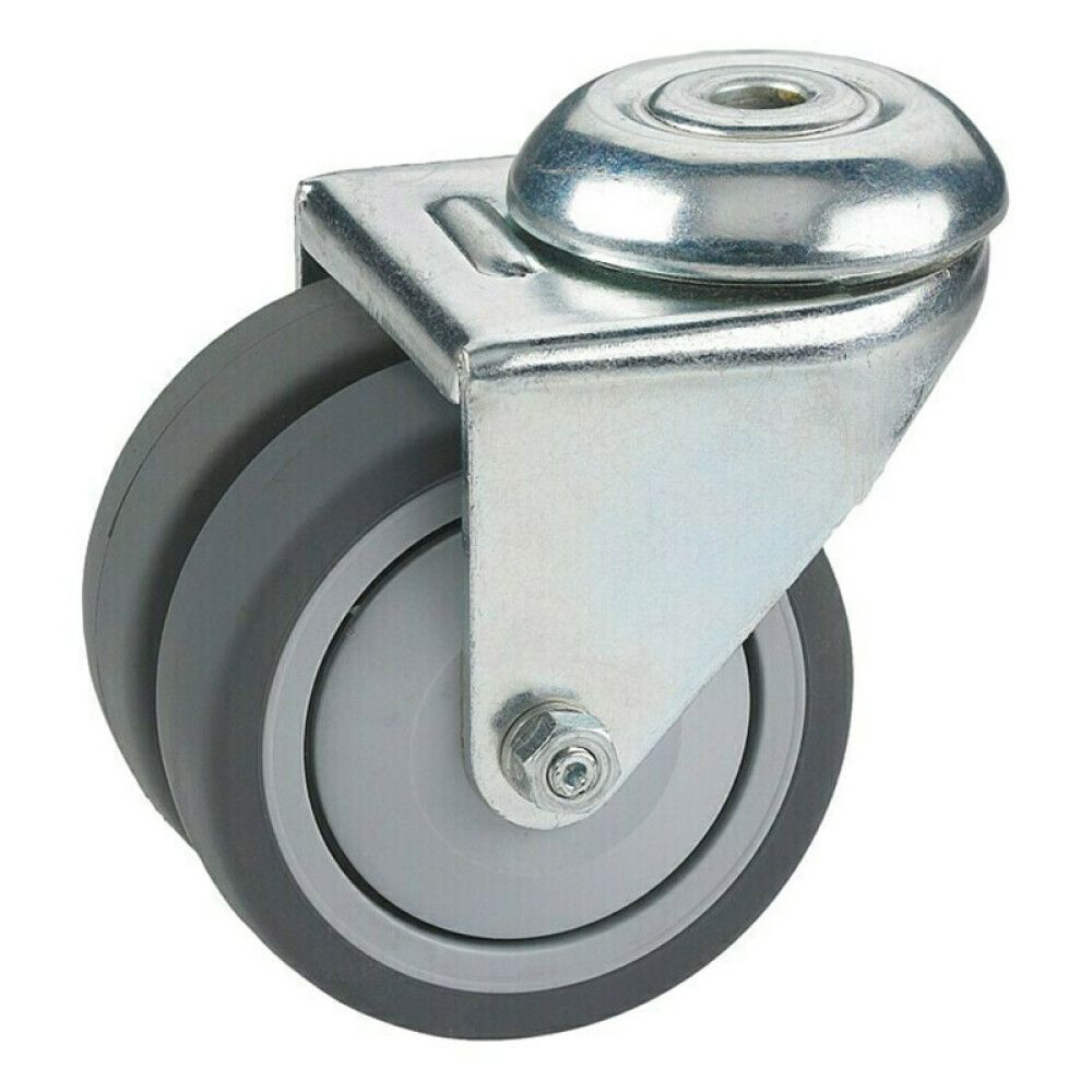 DOBBELTHJUL 75X25MM GRÅ
