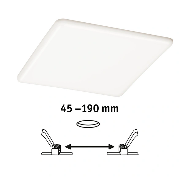 Panel »Veluna VariFit«, satinfarben, inkl. Leuchtmittel, Breite: 21,5 cm