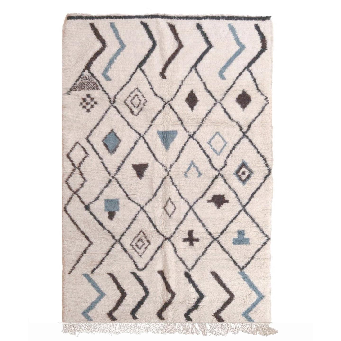 AFK Living vloerkleed Berber - handgemaakt - Wol - 120 cm x 170 cm