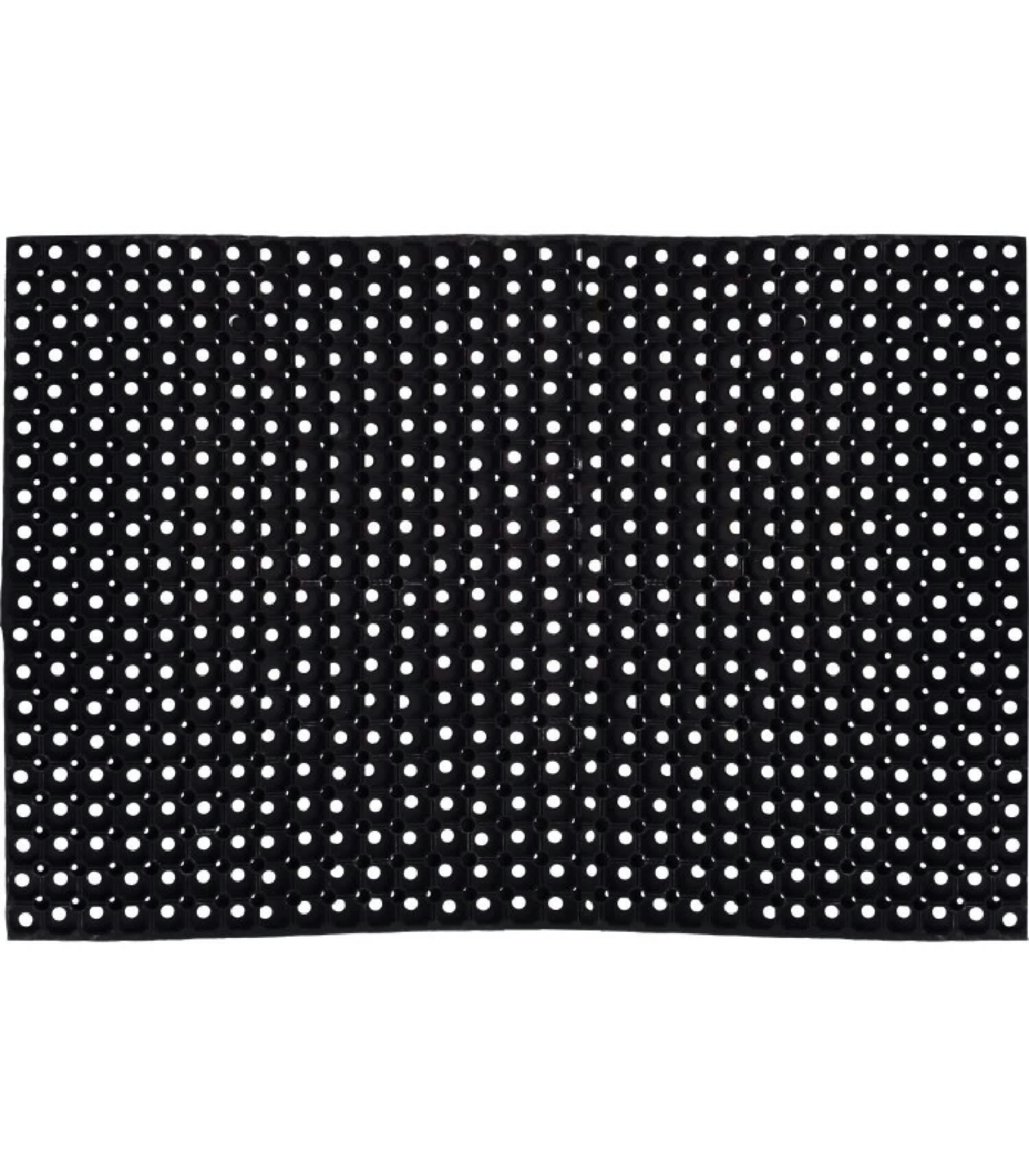 CAILLEBOTIS - Paillasson caillebotis en caoutchouc 80x120