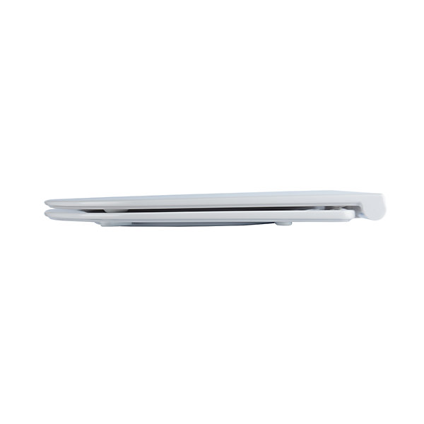 Housse De Toilette En Thermoplastique Blanc Brillant Avec Forme En D