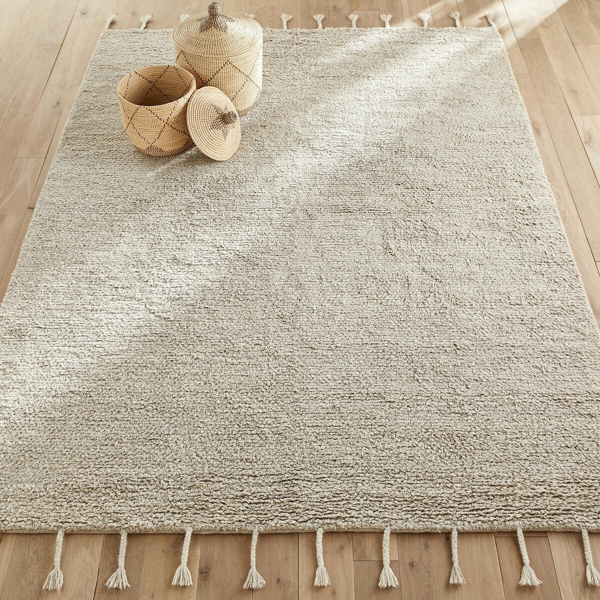 Tapis XL en laine, noué main, Néroli