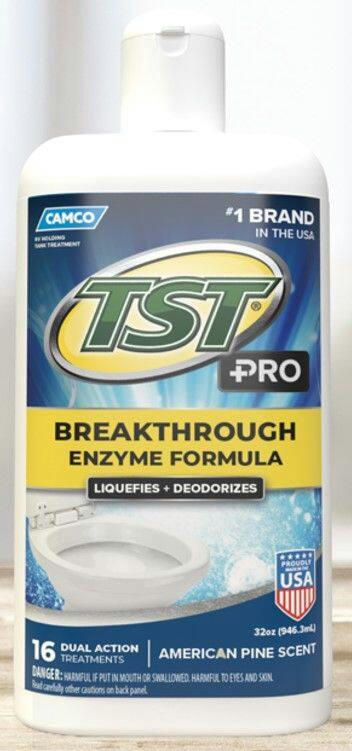 Camco TST PRO Breakthrough Enzyme Formula RV Toilet Treatment, 32-oz
