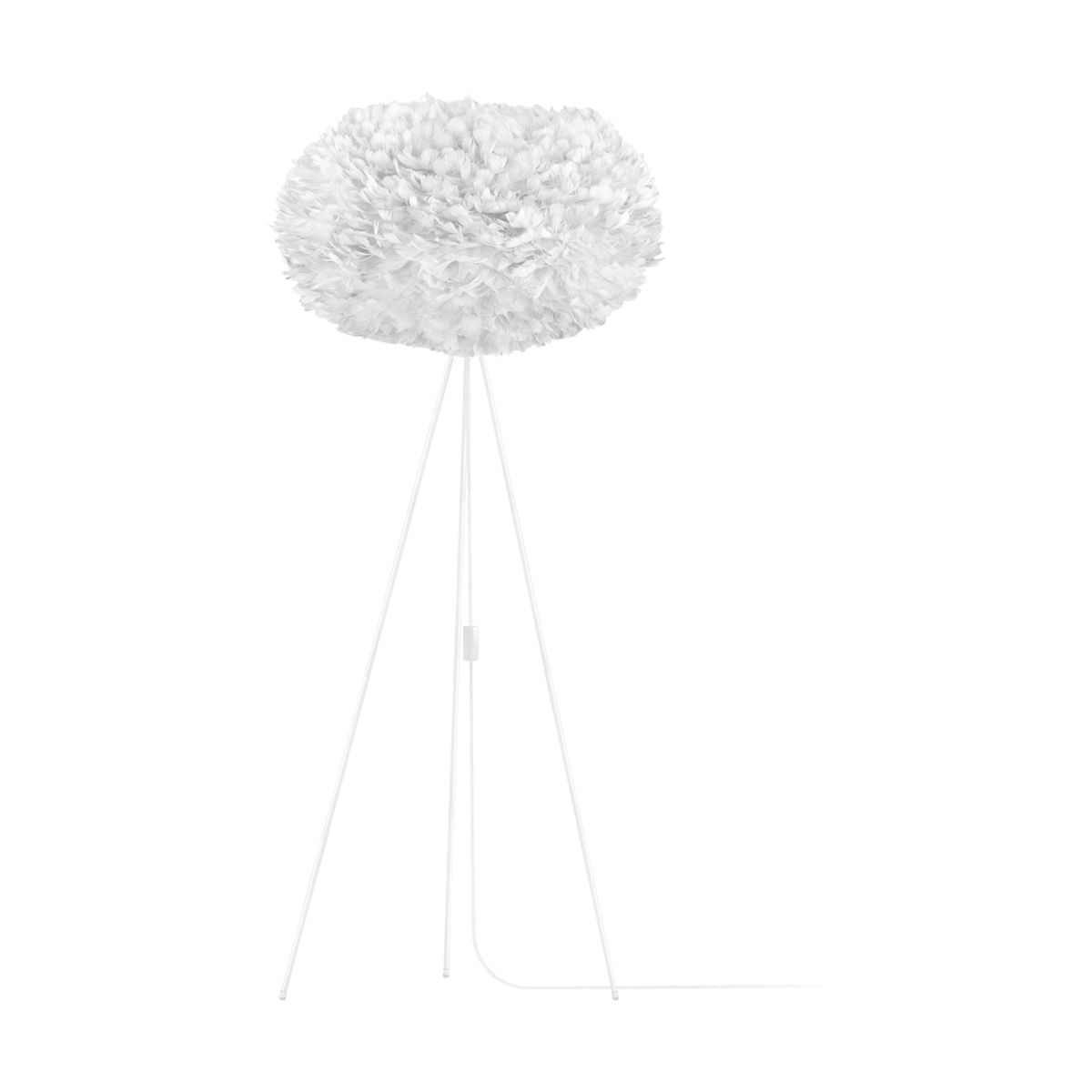 Umage Eos X-large vloerlamp white - met tripod wit - Ø 75 cm