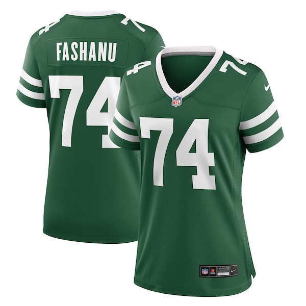 Olu Fashanu New York Jets Nike Women's Team Game Jersey - Legacy Green