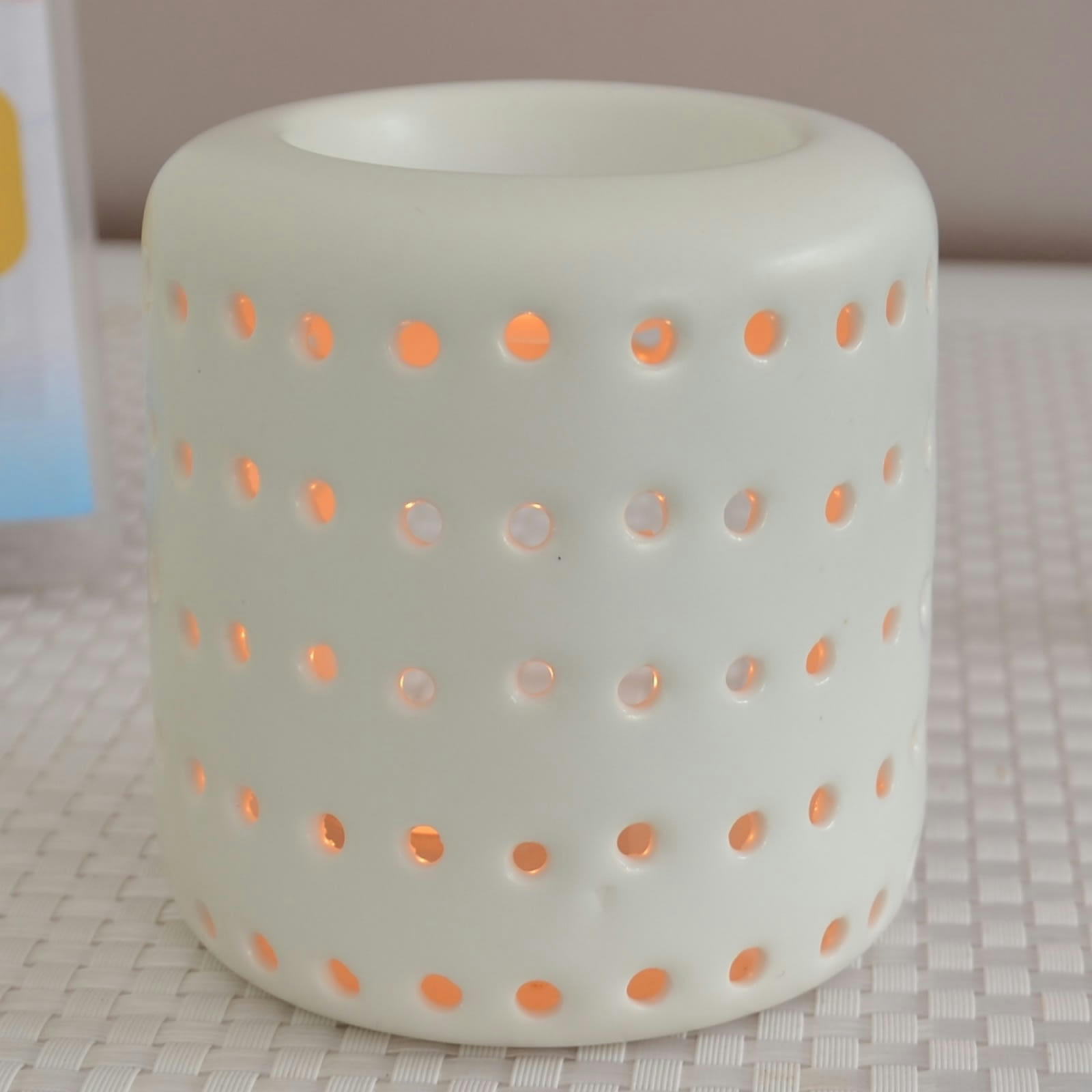 COLISEO - Brûle parfum Coliseo en céramique blanche