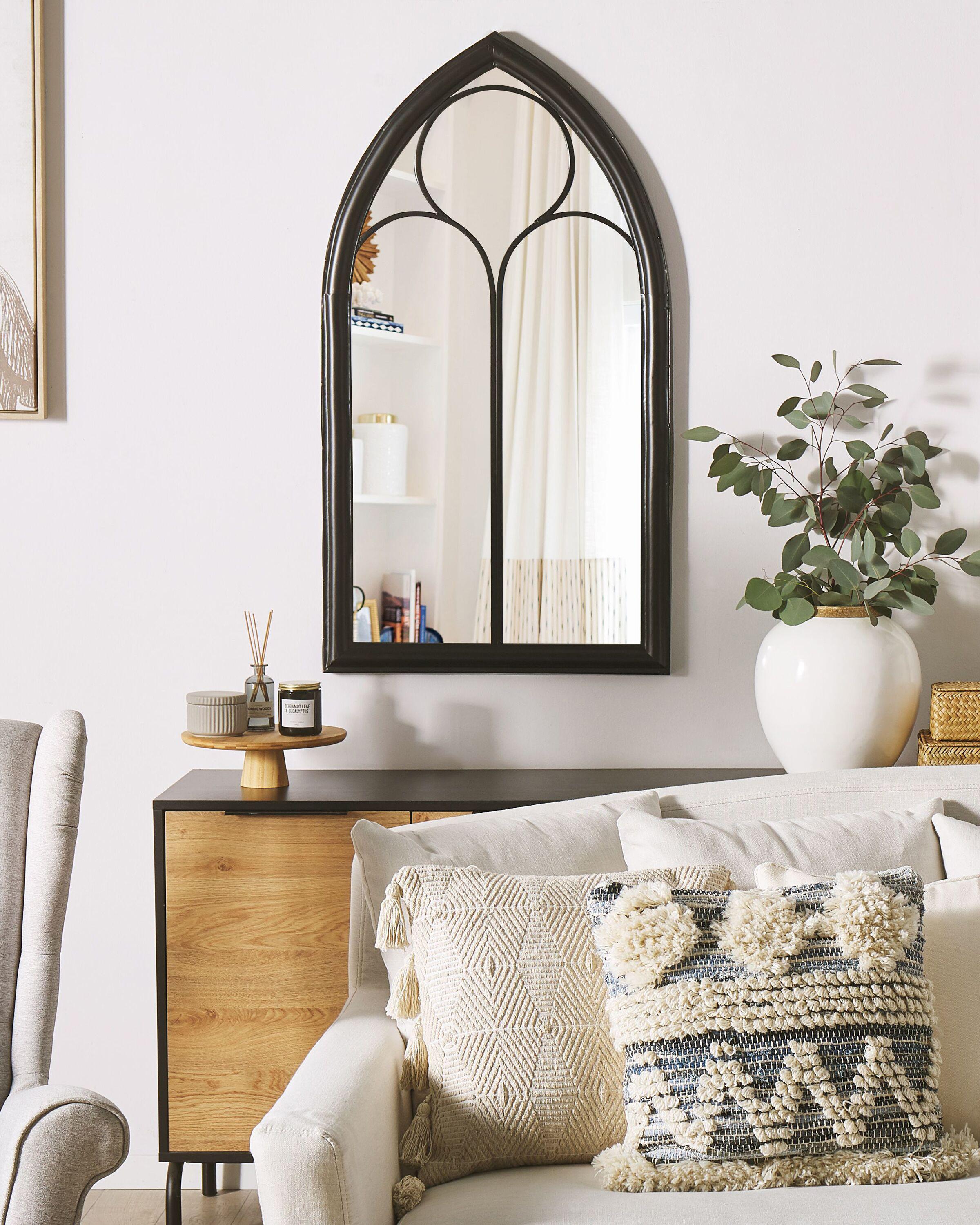 Wall Mirror TRELLY 62 cm 113 cm Metal Black