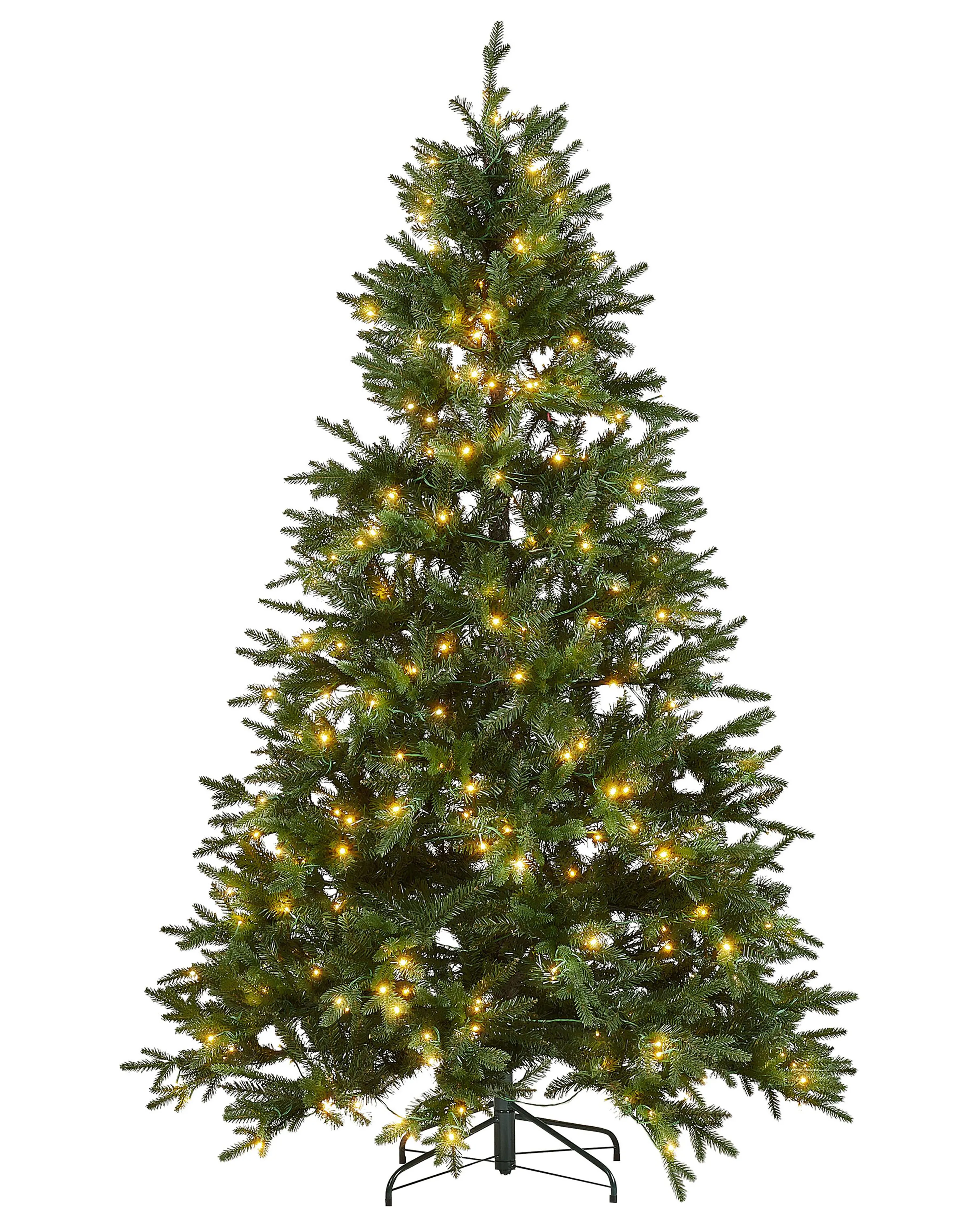 Artificial Christmas Tree LED FIDDLE 180 cm Green