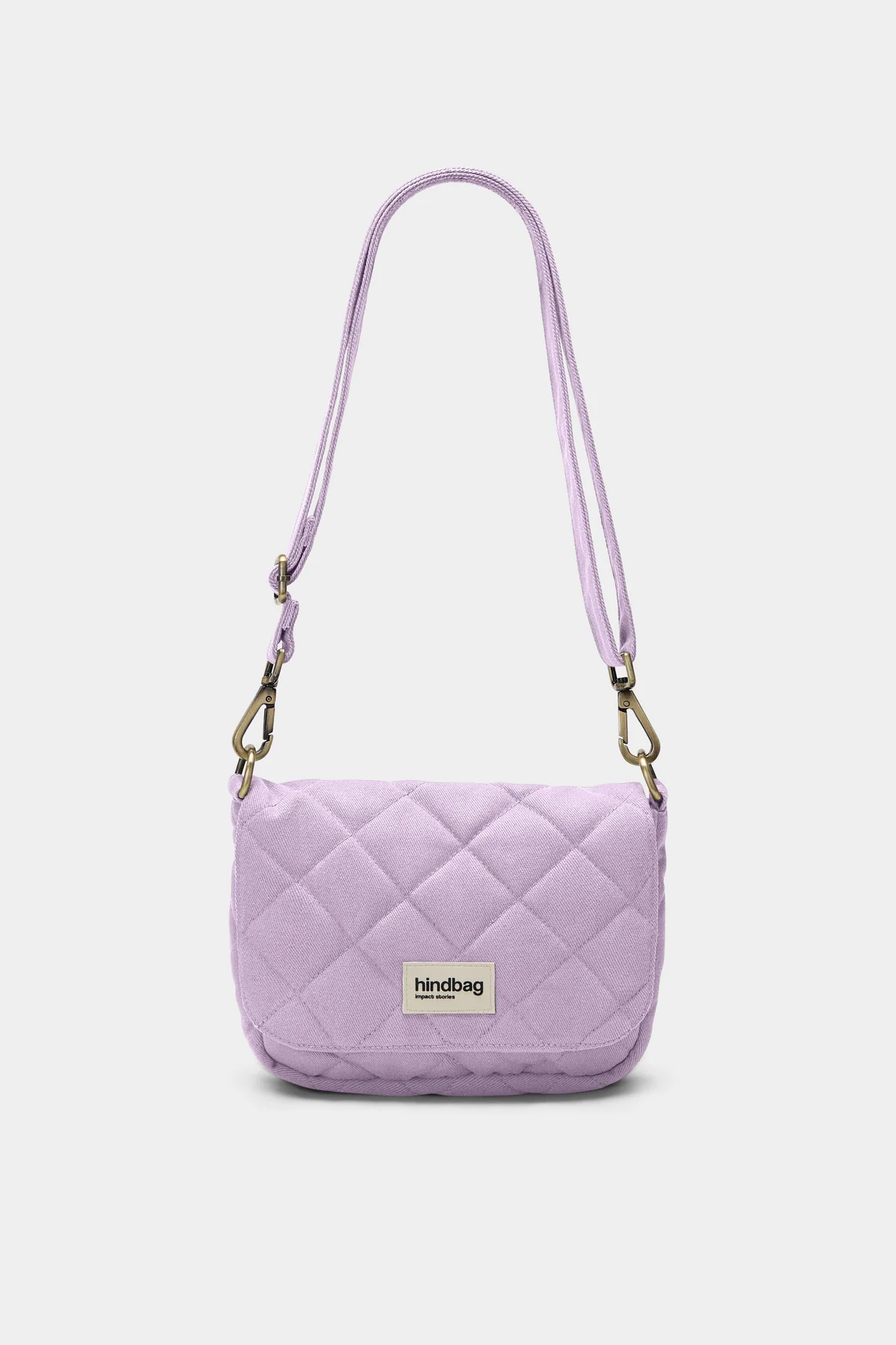 Sac à main matelassé Margault Lilas