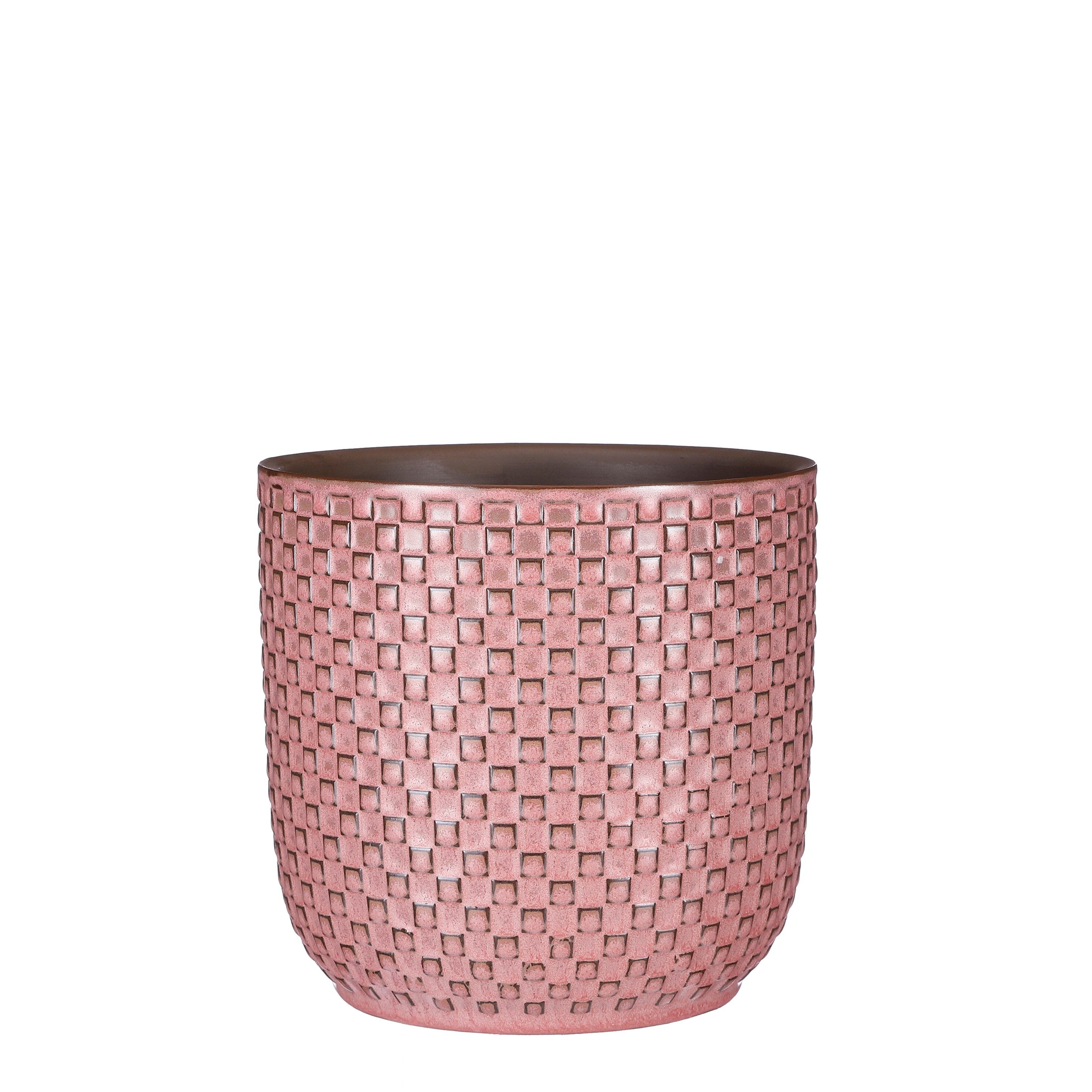 Mica Decorations Daan Bloempot - H18 x Ø19 cm - Lichtroze