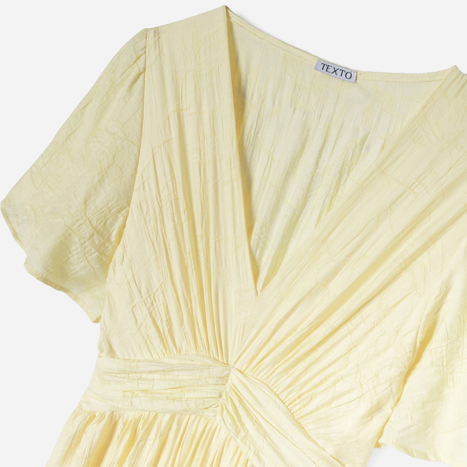 Robe longue TEXTO jaune