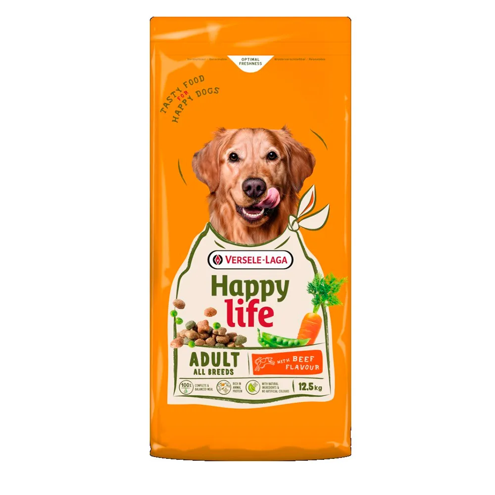 Versele-laga Happy life Beef dog food 12.5kg