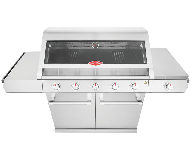 BeefEater 7000 Classic 5 Burner BBQ on Side Burner Cart