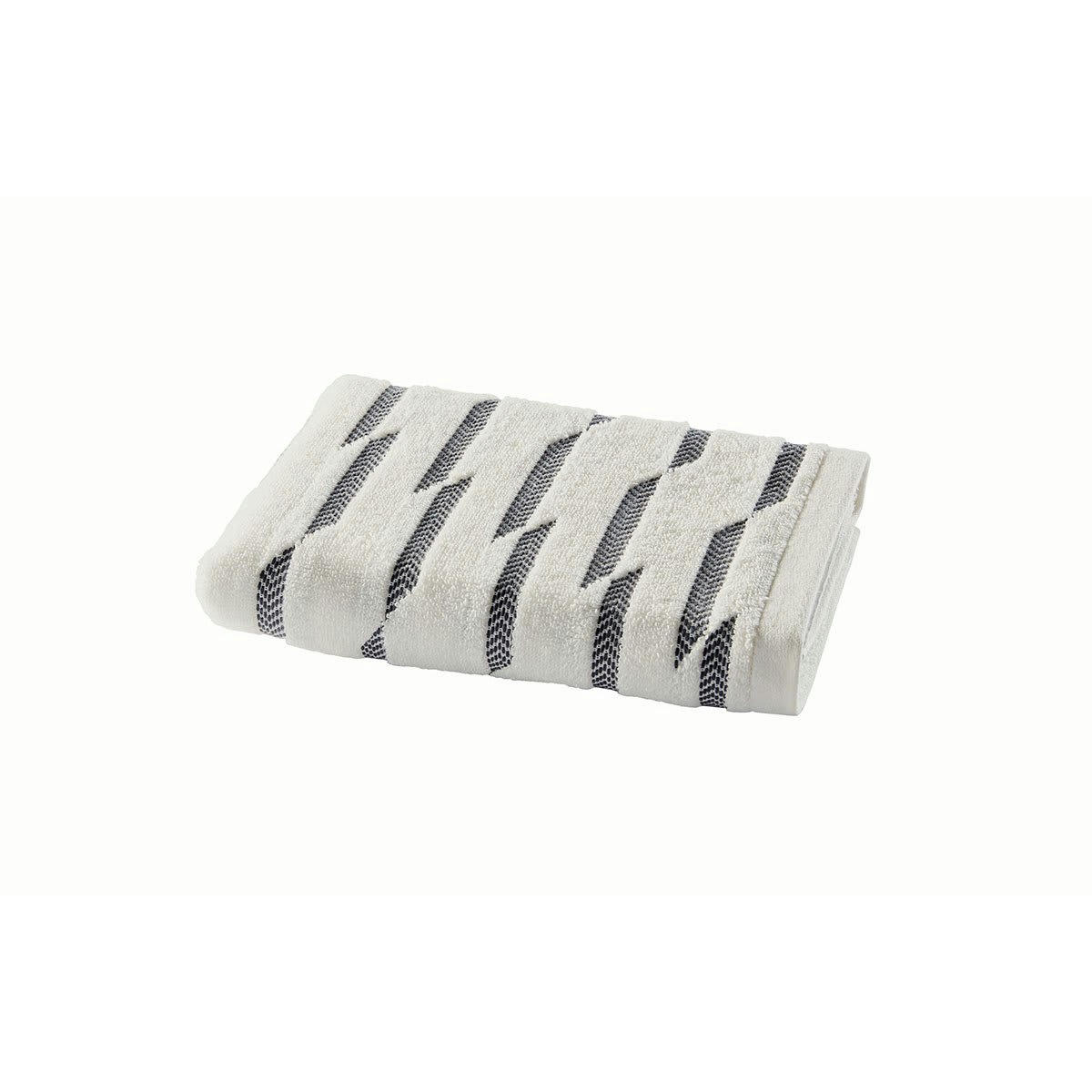 PRÉCIS - Serviette coton blanc 50x100 cm