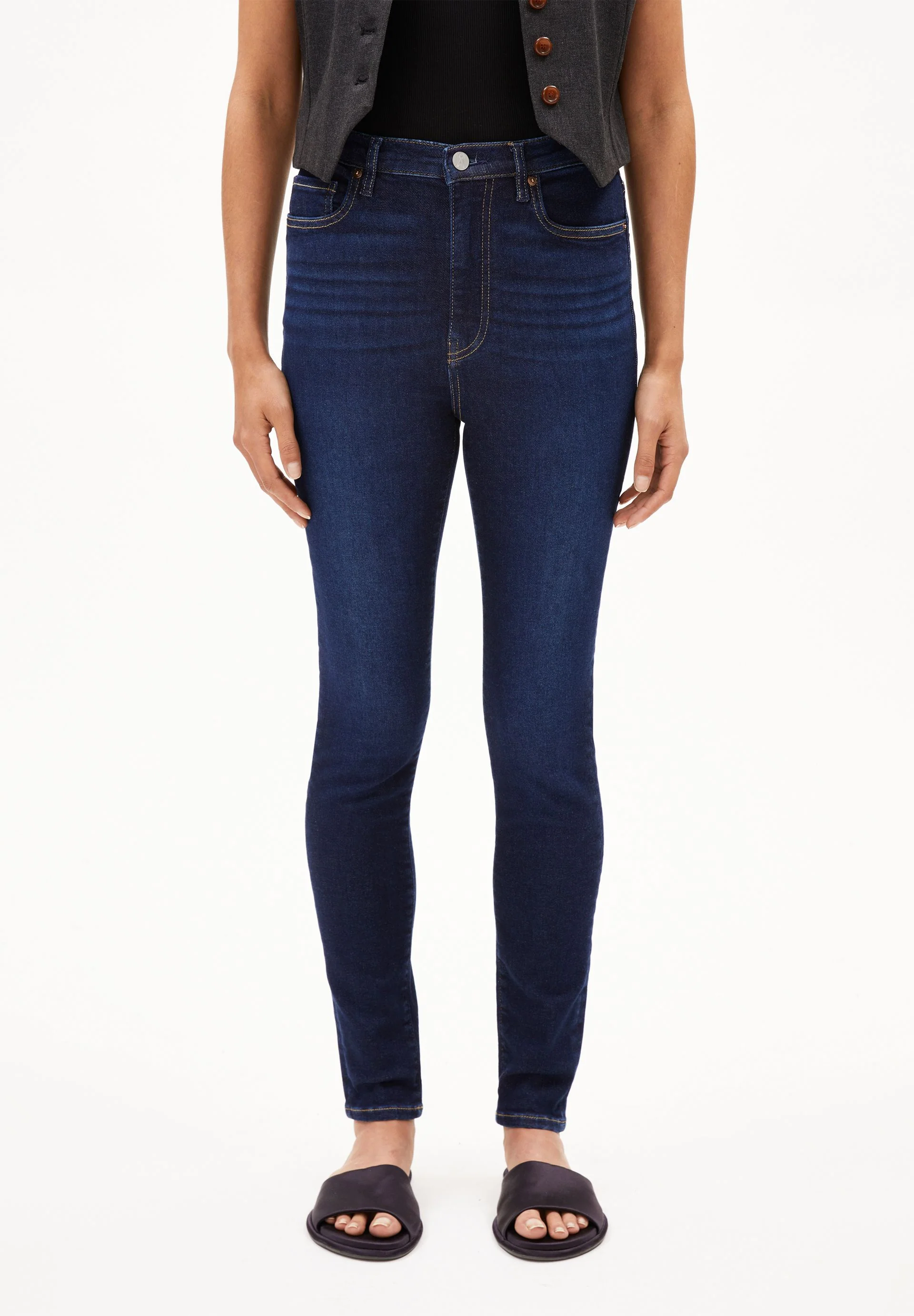 INGAA HIGH WAIST SKINNY JEANS