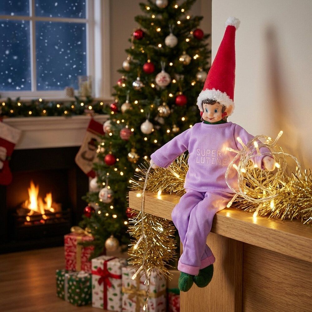 Déguisement pour lutin farceur de No&euml;l 3 pièces (2 modèles)