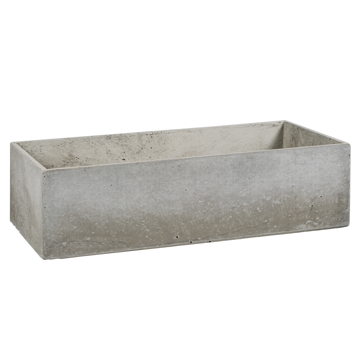 Donica Betonowa Zewnętrzna Zadora BOX L 90x45x25 szary naturalny