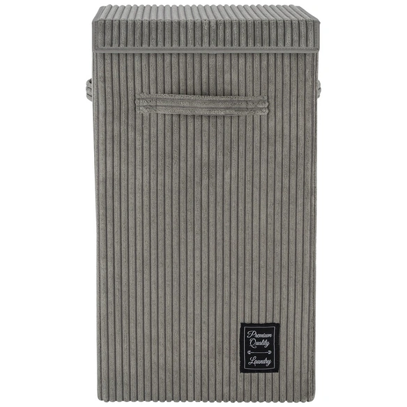 Wäschesammler, 63 l, Polyester, grau