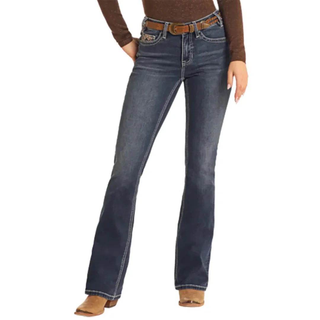 Женские джинсы Rock & Roll Denim Steer Head Bootcut