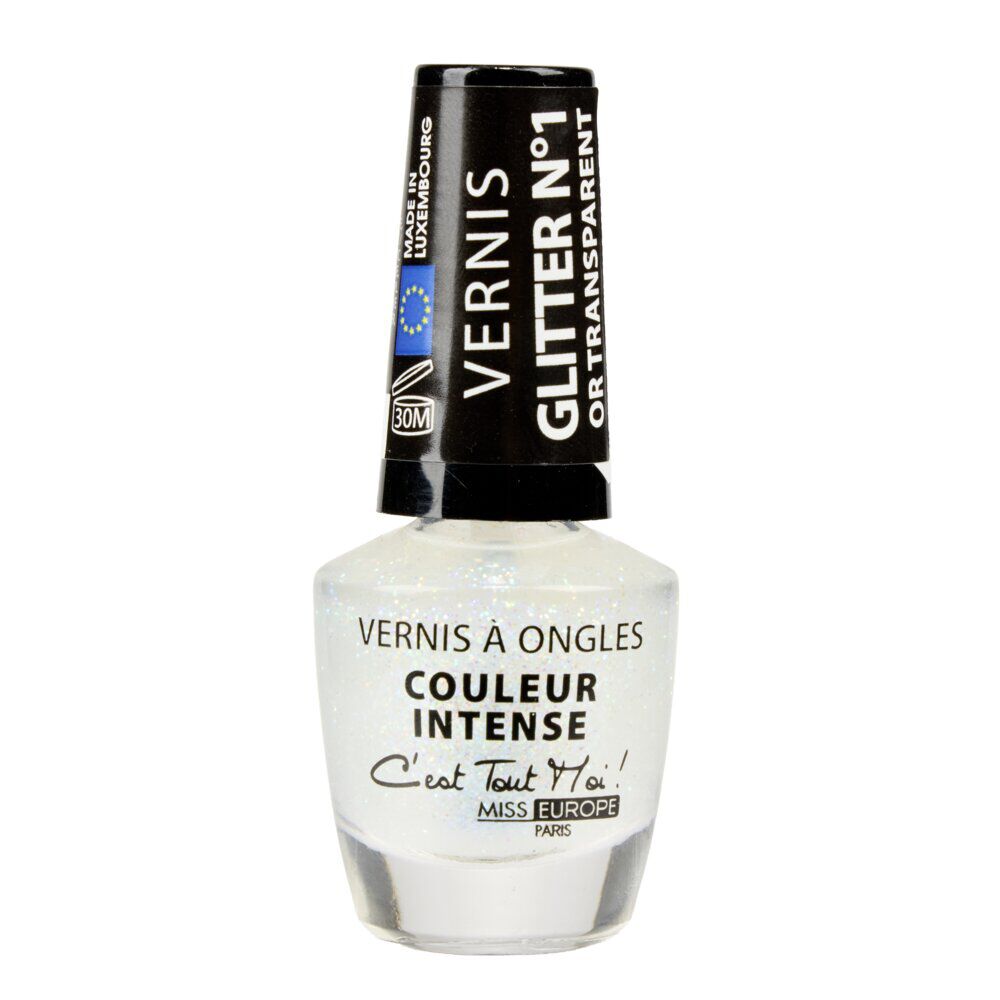 Vernis à ongles glitter doré n°01
