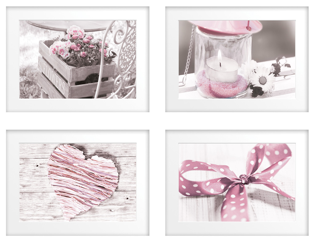 Wand Deko Shabby Chic