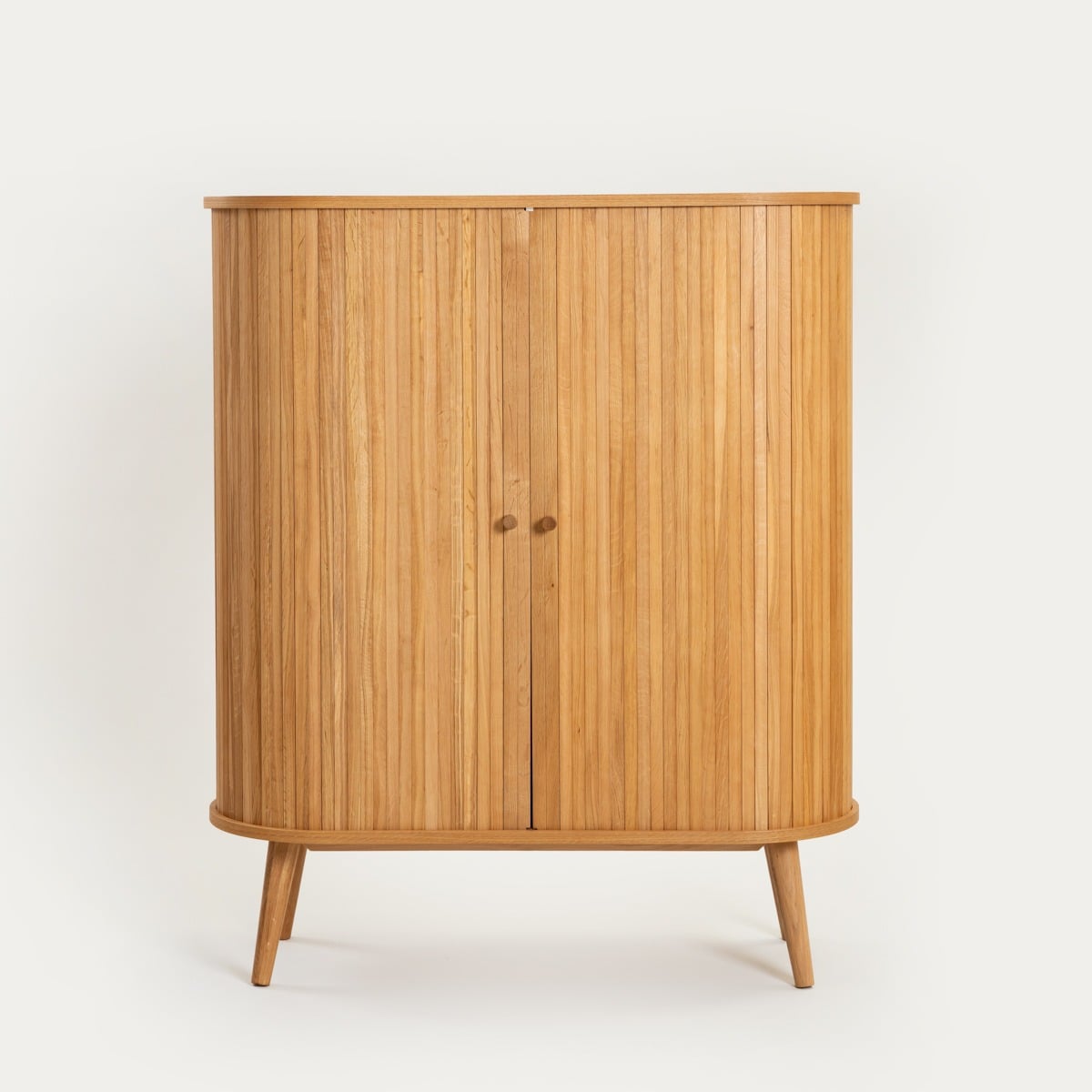 Szafka CORES drewniana dębowa naturalna 100x40x118 cm