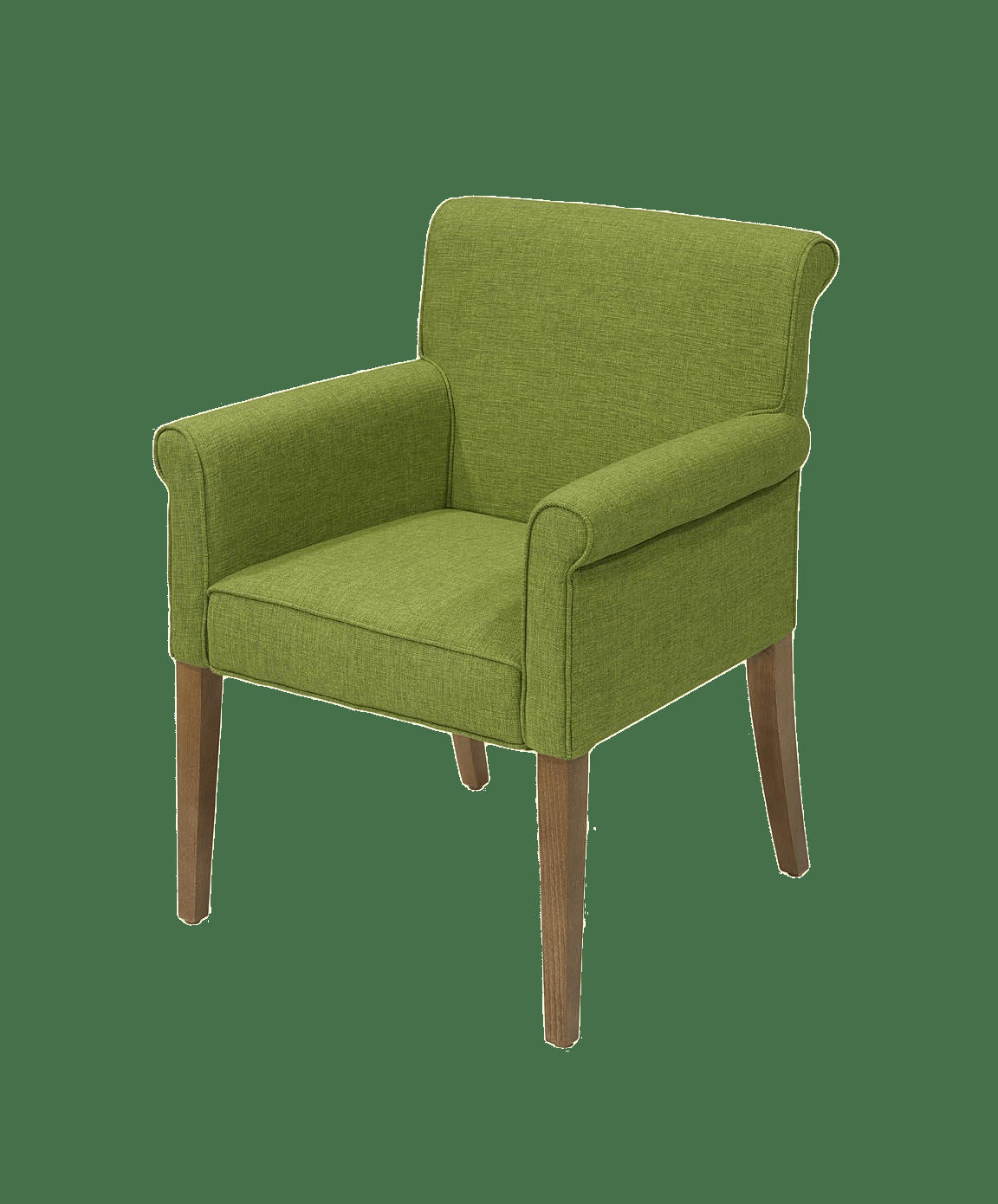 LOLA ARMCHAIR - Fauteuil en bois naturel vert
