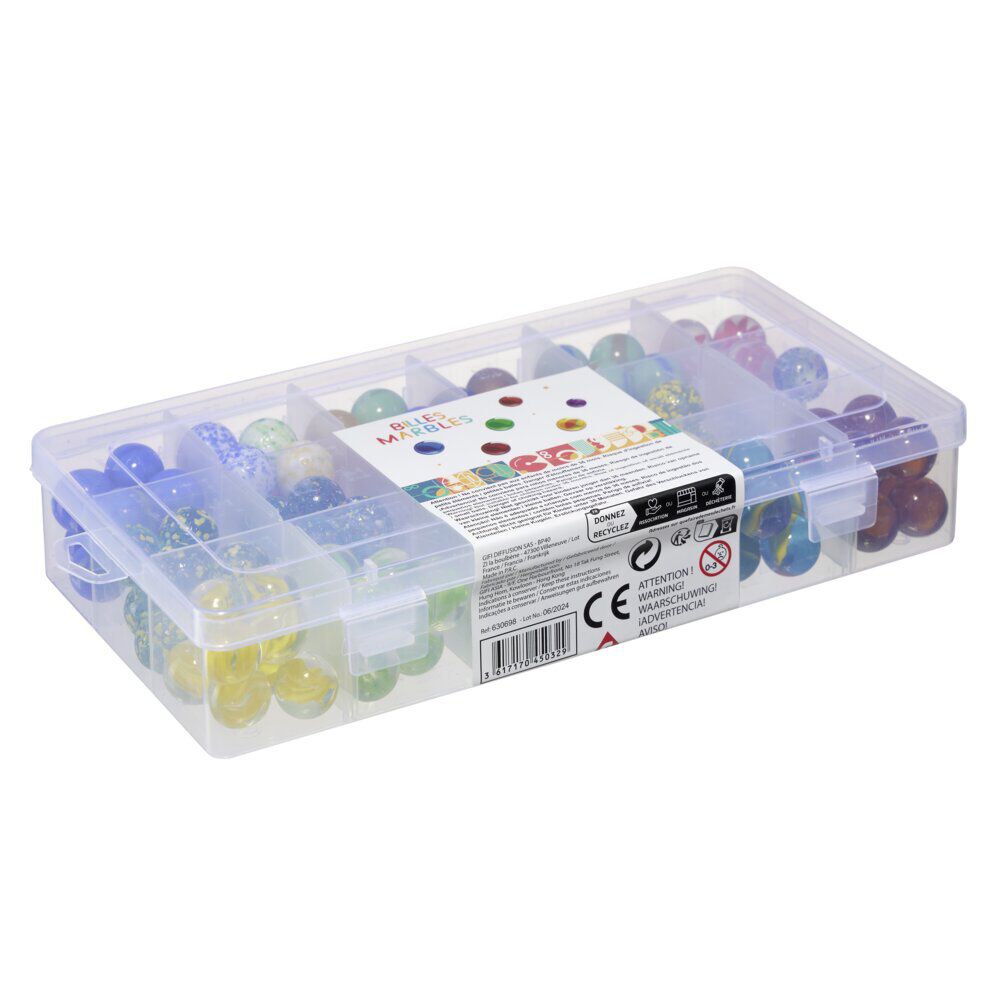 Coffret 124 billes