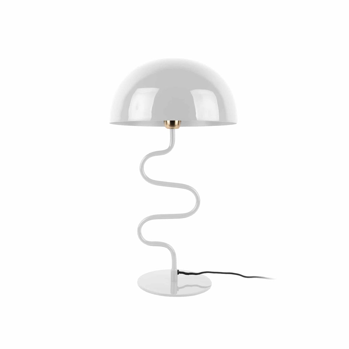 Leitmotiv tafellamp Twist - wit - 31x31x54cm - Paddenstoellamp