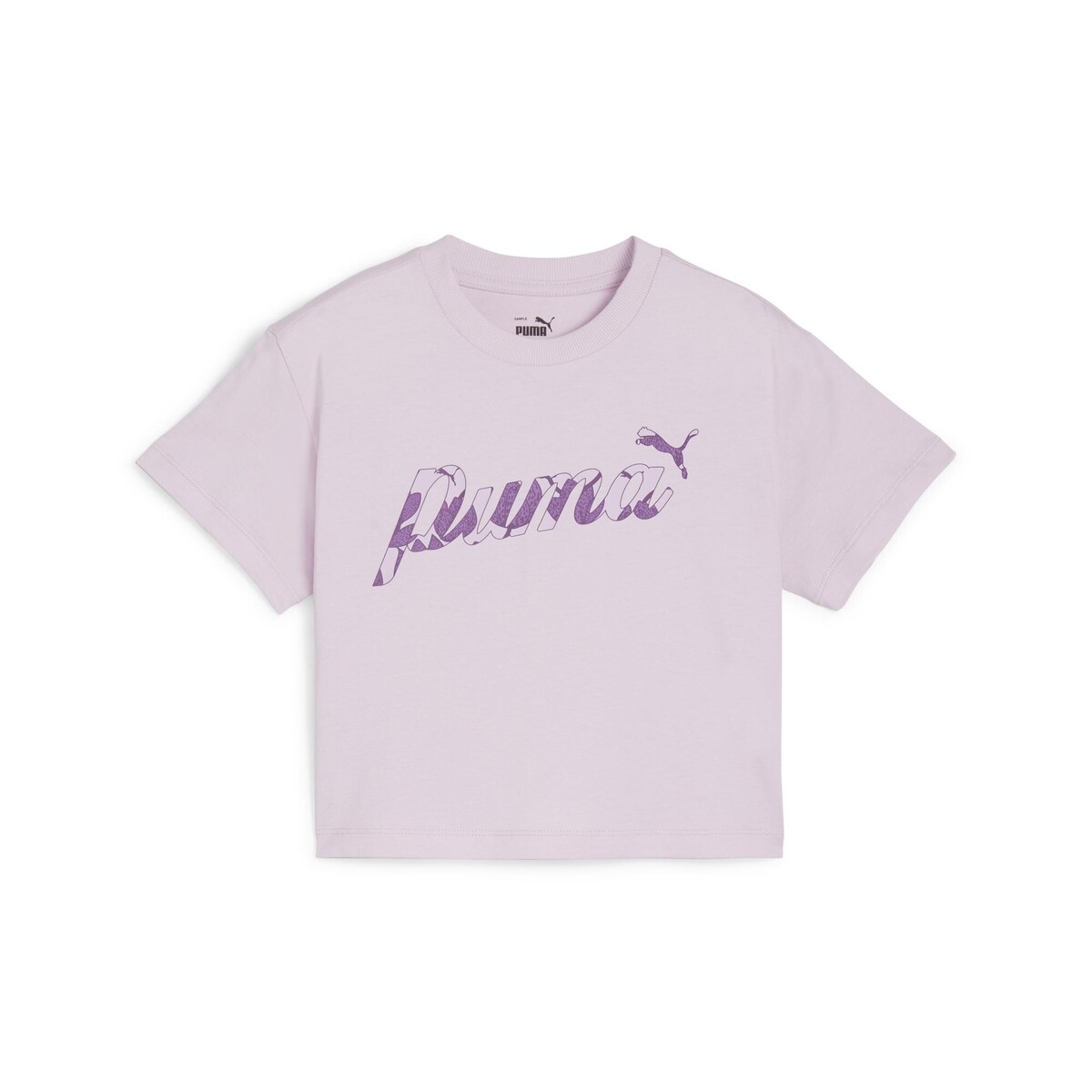 Puma - ESS+ BLOSSOM SHORT TEE G - Violet