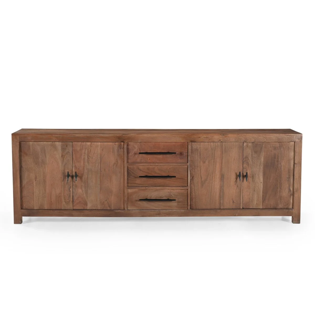Sparrow Solid Wood Media Console - Brown - 76 x 16