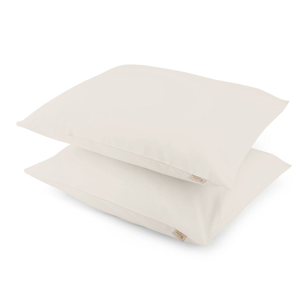 Walra - Kussensloop Crispy Cotton - 2x 60x70 cm - Off White