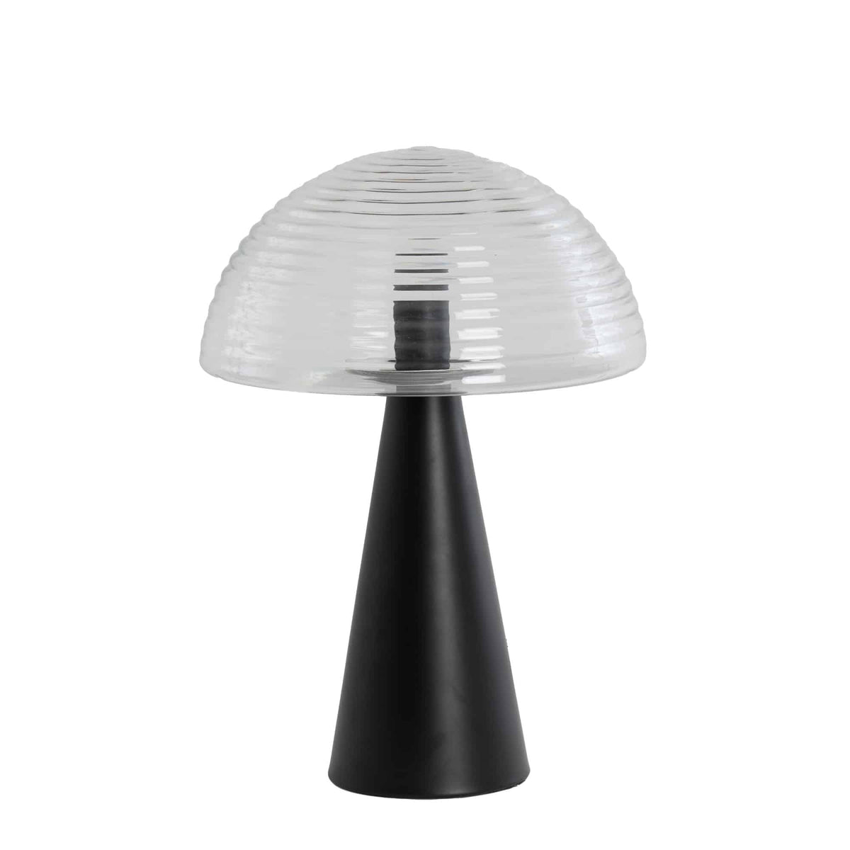 Light & Living tafellamp Mueda - zwart - Ø30cm