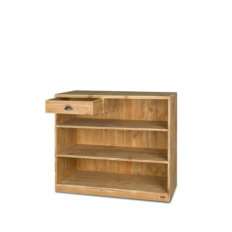 - Comptoir d'accueil avec tiroir bois massif