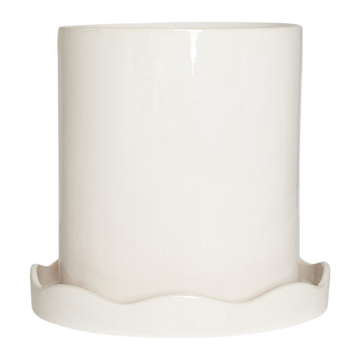 OYOY Living Nami Bloempot Ø 27 cm - Wit
