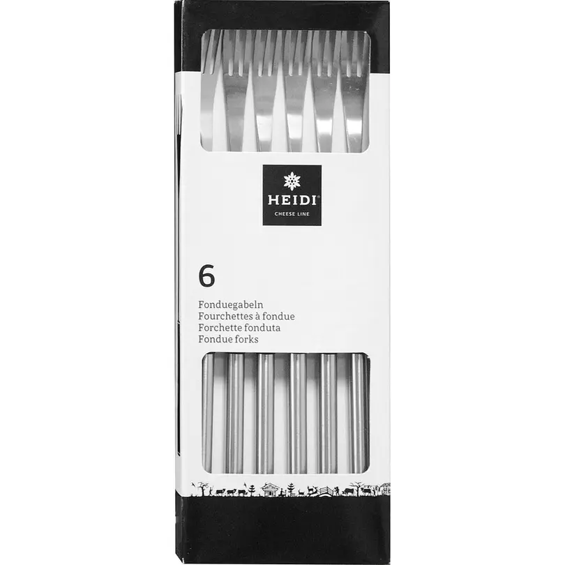 Fondue-Gabeln 6er-Set Garnitur