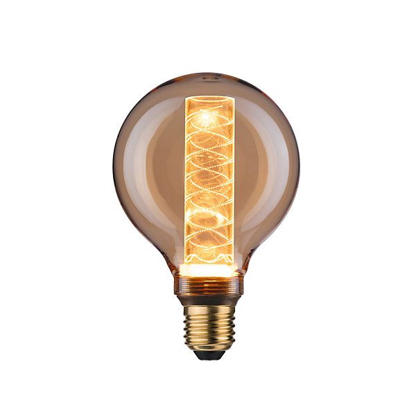 Inner Glow Edition Globe LED Ampoule intérieure torsadée E27 230V 230lm 4W 1800K Doré