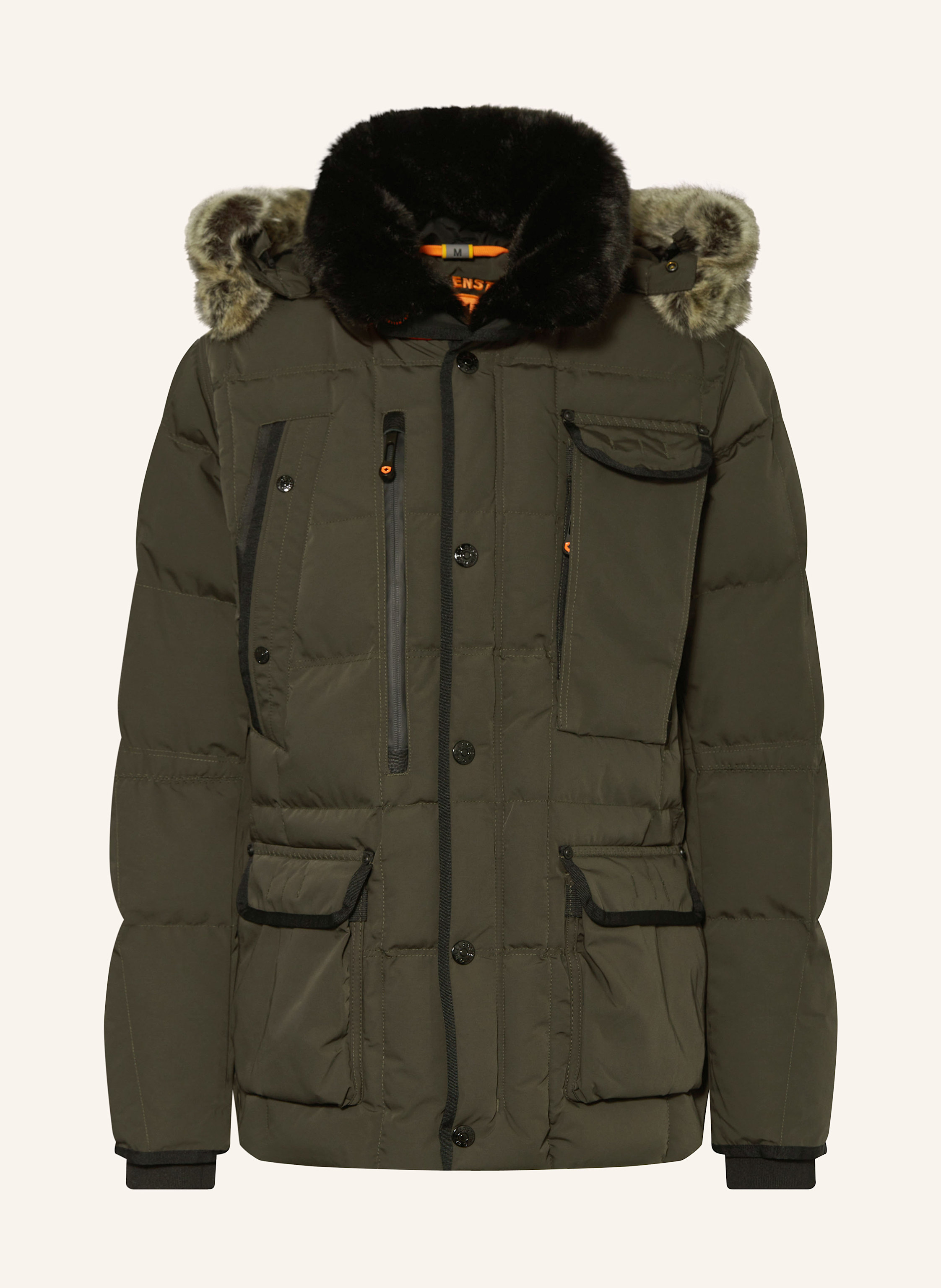 WELLENSTEYN Steppjacke MARVELLOUS mit Kunstpelz und SORONA® AURA-Isolierung