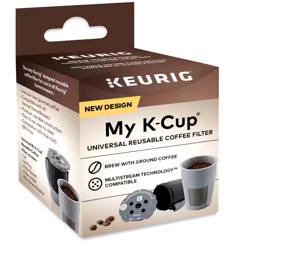 Keurig® My K-Cup Universal Reusable Coffee Filter, Dishwasher Safe, BPA-Free