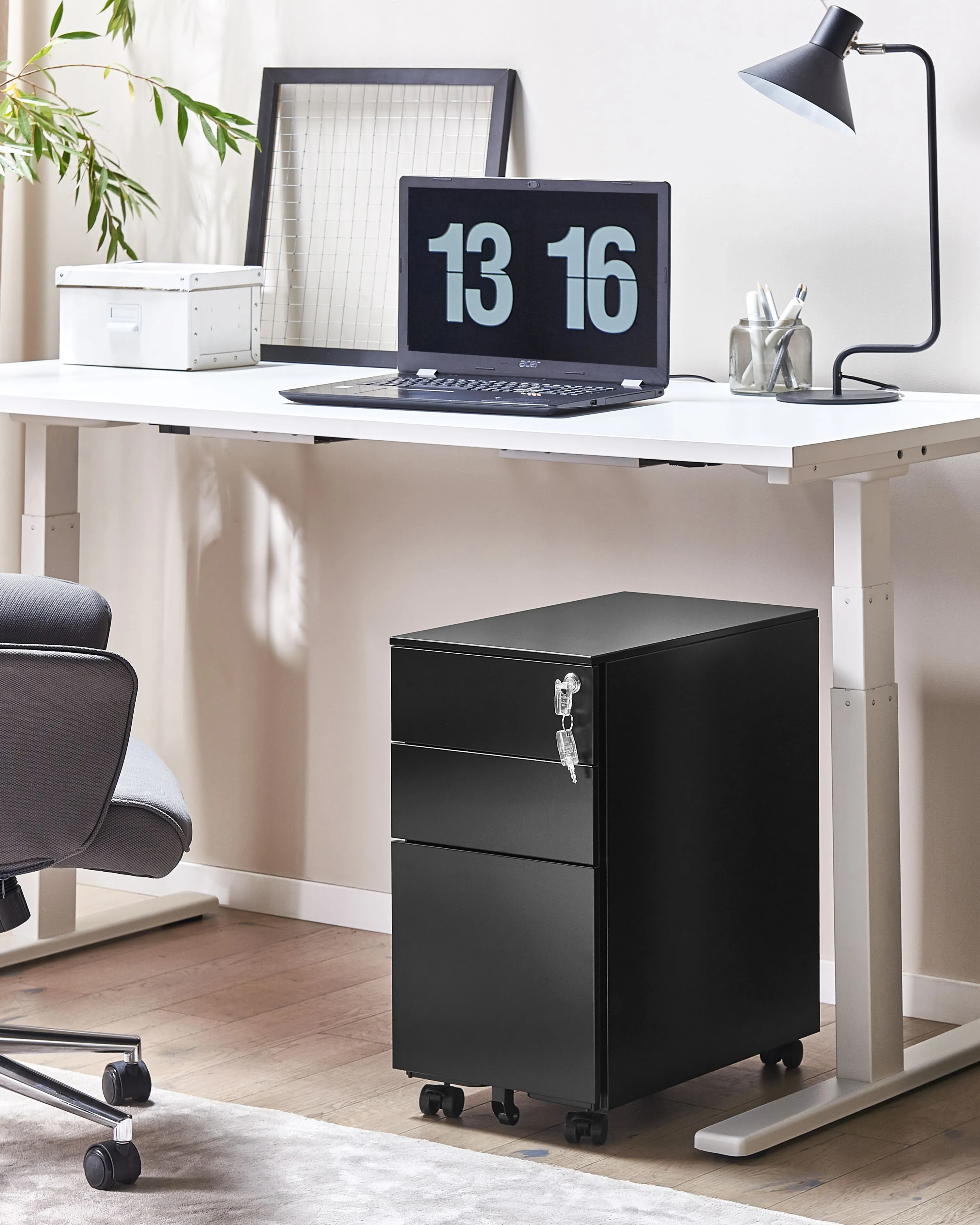 Storage Unit BOLSENA Metal Black