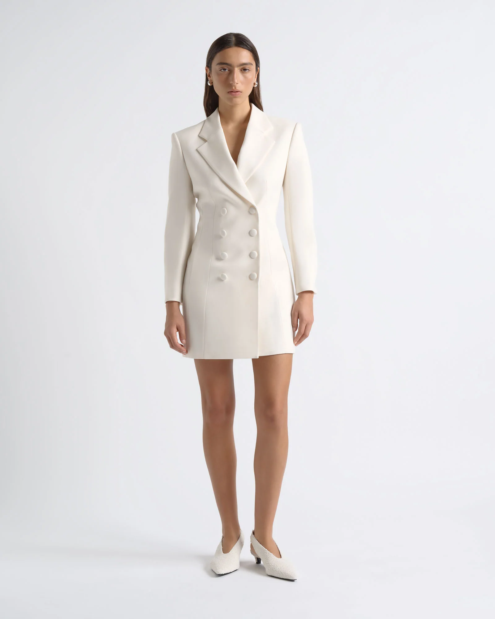Double Breasted Blazer Dress