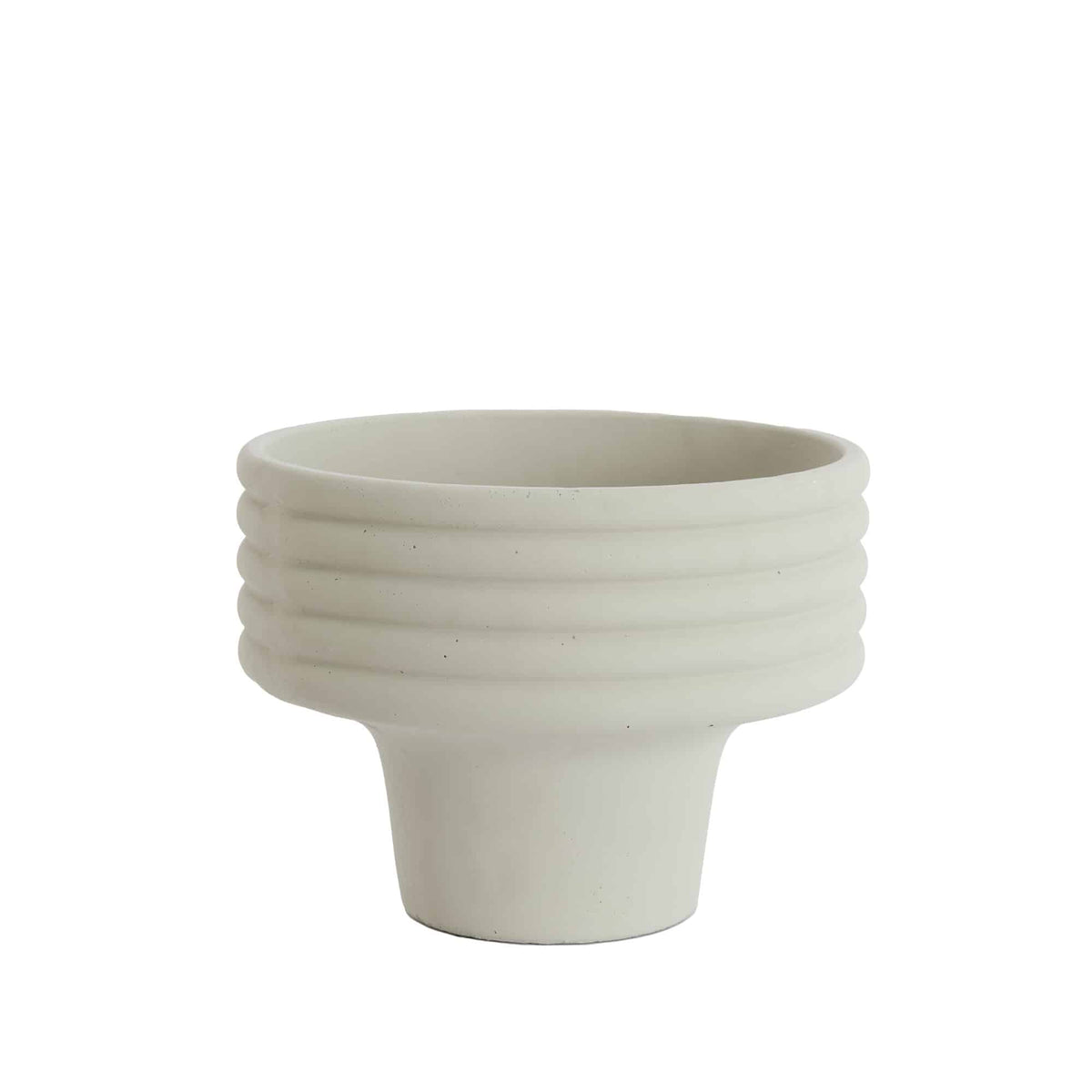 Light & Living vaas Sylva - wit - Ø40cm
