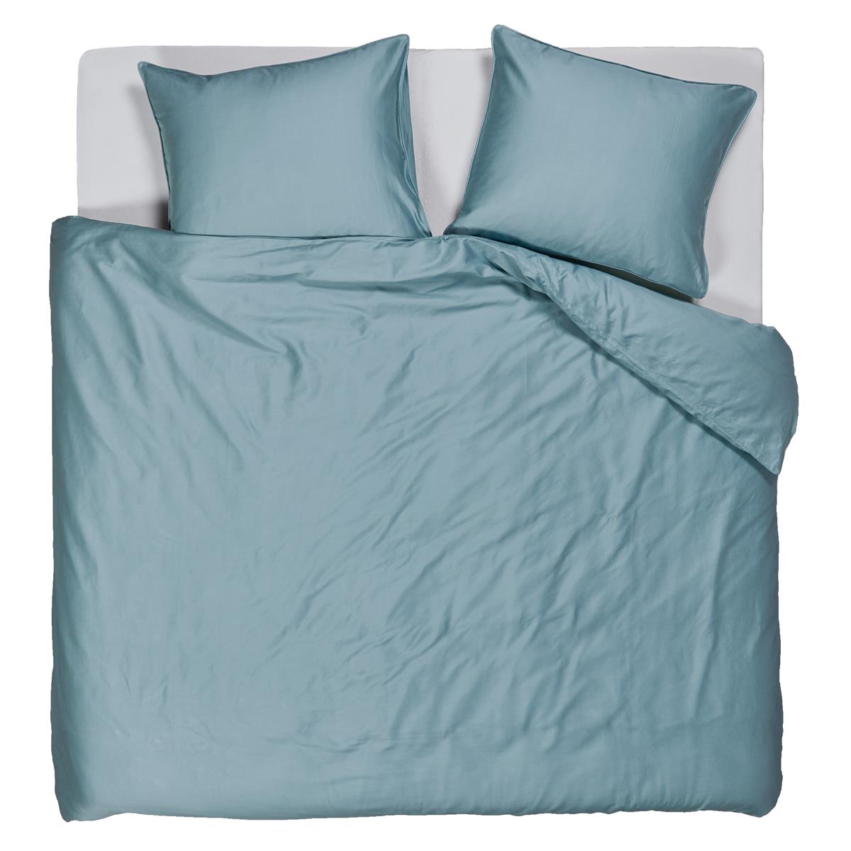 Beddinghouse Change dekbedovertrek - Effen - Lits-Jumeaux - 240x200/220 cm - Blauw Grijs